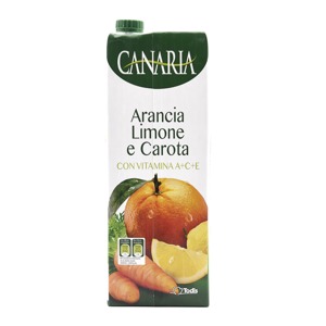 Bevanda arancia, limone e carota