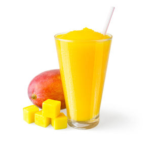 Spremuta di mango, passion fruit e mela