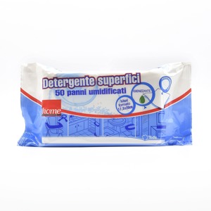 Detergente superfici 50 panni umidificati