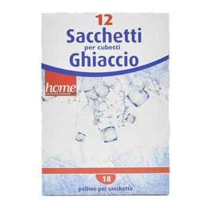 12 Sacchetti per cubetti di ghiaccio